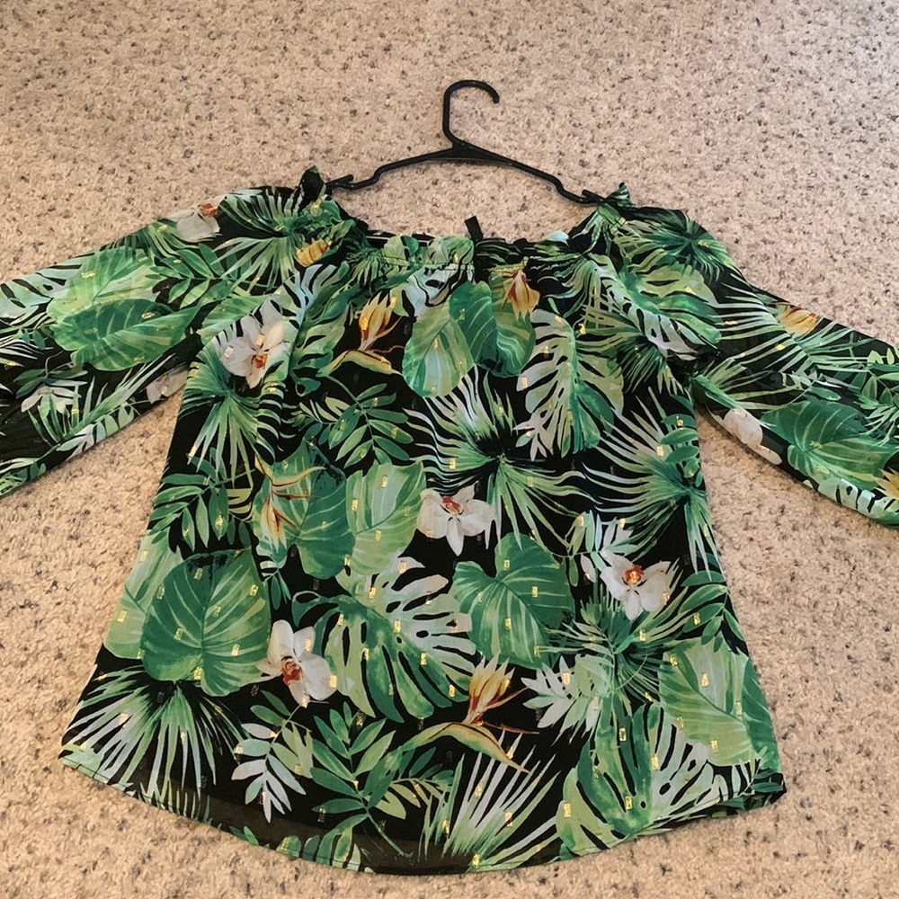 White House Black Market Off the Shoulder Top